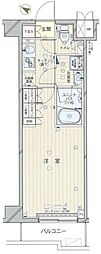 ルーブル川崎上平間弐番館 1Kの間取図画像