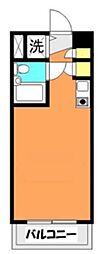 日神パレステージ西大島 ワンルームの間取図画像
