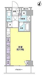 セジュール市ケ尾 ワンルームの間取図画像
