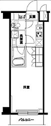 ルーブル北嶺町 1Kの間取図画像