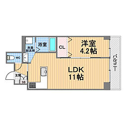 ジョイフルハイツ五番館 1LDKの間取図画像