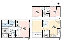 マイホームネクスト行徳III 号棟 1 1SLDKの間取り