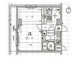 L-VIENT南荻窪 1Kの間取図画像