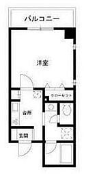 ラ・グラシューズ 1Kの間取図画像