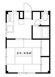 エステートピア扇 1DKの間取図画像