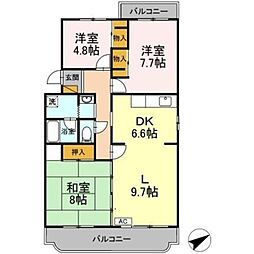 間取図画像 3LDK