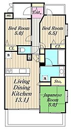 クィーンシティ淵野辺 3階