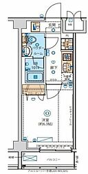 SHOKEN Residence 横浜生麦1 3階1Kの間取り