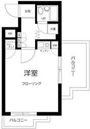 ドルメン練馬 ワンルームの間取図画像