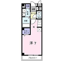 間取図画像 1K