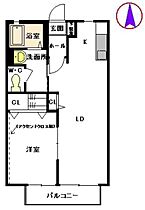 シャルム笹原 A0202 ｜ 福岡県福岡市博多区諸岡６丁目1-15（賃貸アパート1LDK・2階・40.30㎡） その2