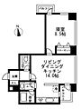 レジディアタワー麻布十番22階30.8万円