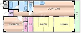 メゾンドールI  ｜ 大阪府吹田市岸部北２丁目（賃貸マンション3LDK・4階・68.00㎡） その2