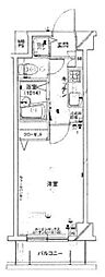 パークウエル中野中央 1Kの間取図画像