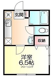DSコート・21 1Kの間取図画像