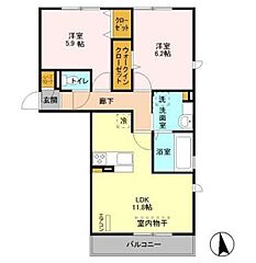 物件の間取り