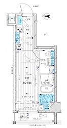 MAINSTAGE三ノ輪WEST 1Kの間取図画像