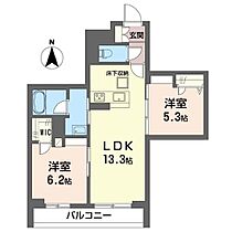 クリスフォート 00102 ｜ 神奈川県横浜市鶴見区駒岡２丁目14-24（賃貸マンション2LDK・1階・55.30㎡） その2