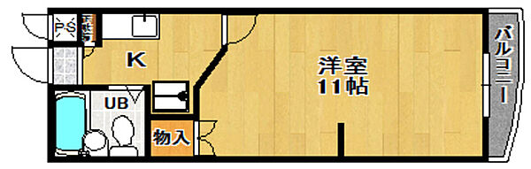 グリーンウッド郡山 107｜福島県郡山市安積町日出山２丁目(賃貸マンション1K・1階・27.90㎡)の写真 その2