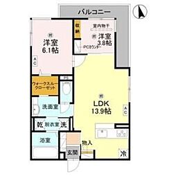 近鉄奈良線 河内永和駅 徒歩8分 3階/-