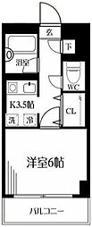 モアリッシェル多摩ニュータウン 1Kの間取図画像