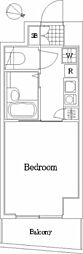 プレール学芸大学弐番館 1Kの間取図画像