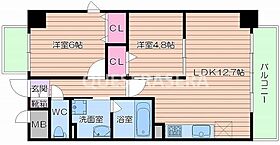 大阪府大阪市北区芝田２丁目（賃貸マンション1LDK・4階・53.47㎡） その2