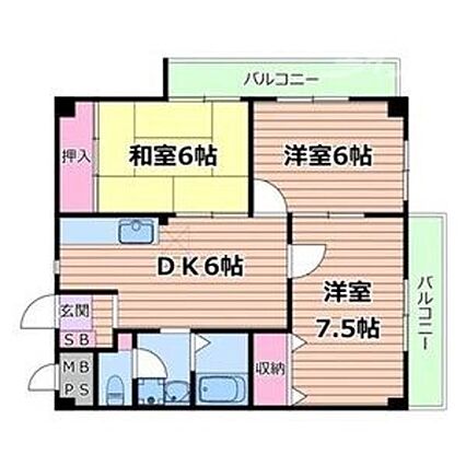 カーサ山野_間取り_0