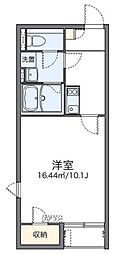 レオネクストクラージュ日進 1階1Kの間取り