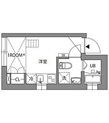 GREENTERRACEKICHIJOJI ワンルームの間取図画像