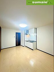 南海線 和歌山市駅 徒歩5分の賃貸アパート 2階1LDKのリビング/ダイニング