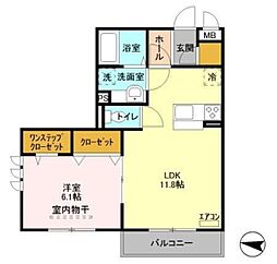 間取図画像 1LDK