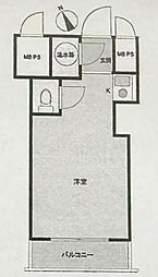 アルベルゴ上野 ワンルームの間取図画像