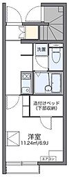 レオネクストTRK 1Kの間取図画像