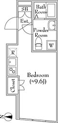 RAMIi上池台 ワンルームの間取図画像