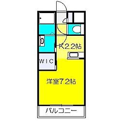グランソレイユ 二子 2階/203