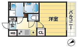JR東海道・山陽本線 元町駅 徒歩3分の賃貸マンション 10階1Kの間取り