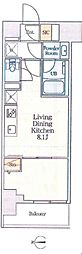 墨田区吾妻橋2丁目マンション 1LDKの間取図画像