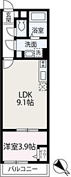 MIRTO和光 1LDKの間取図画像
