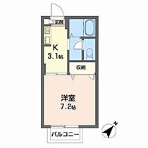 パークサイドスクエア　Ｂ 201 ｜ 福島県いわき市内郷御厩町２丁目38（賃貸アパート1K・2階・22.80㎡） その2