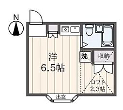 シエナ ワンルームの間取図画像