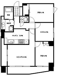 イプセ府中 10階2SLDKの間取り