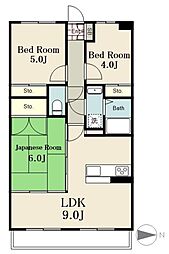 アーバンプレイス橋本 3LDKの間取図画像