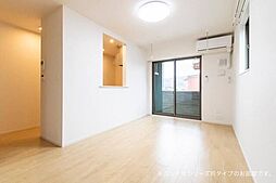 JR阪和線 鳳駅 徒歩26分の賃貸アパート 1階1LDKのリビング/ダイニング