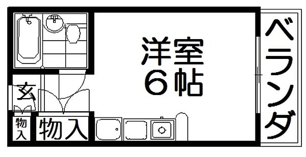 プレアール寝屋川池田 ｜大阪府寝屋川市池田中町(賃貸マンション1R・4階・17.90㎡)の写真 その2