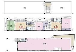川越エムズビル 1LDKの間取図画像