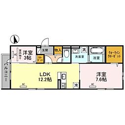 D−ROOM墨江 3階