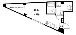 葛飾区四つ木4丁目マンション ワンルームの間取図画像