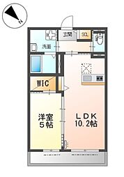 JR東海道・山陽本線 塚本駅 徒歩12分の賃貸アパート 3階1LDKの間取り