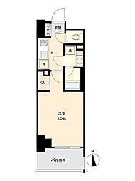 東京メトロ東西線 南砂町駅 徒歩9分の賃貸マンション 5階1Kの間取り